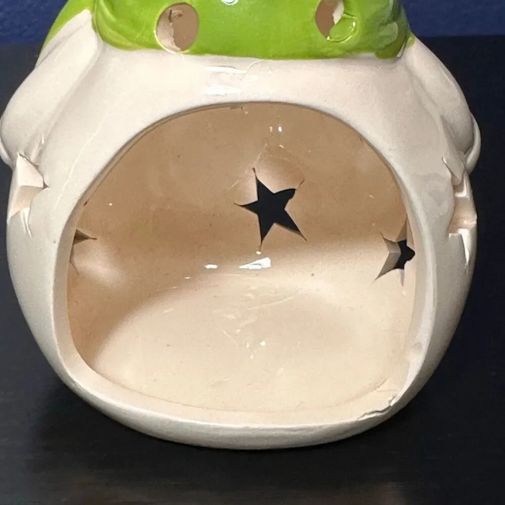 Snowman Tealight Candle Holder Holiday Decoration Christmas